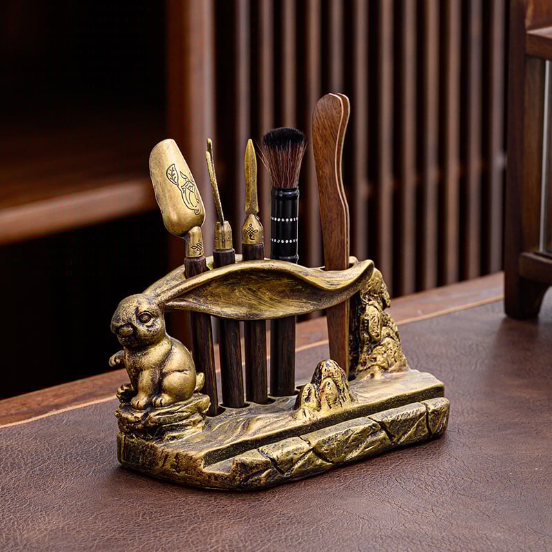 Kuusosaline tee seremonii tööriistade komplekt (Materjal: resiin; Stiil: Uus Hiina stiil; Kvaliteet: esmaklassiline) (Lansseerimine: kevad 2024; Kaal: 1,2 kg)