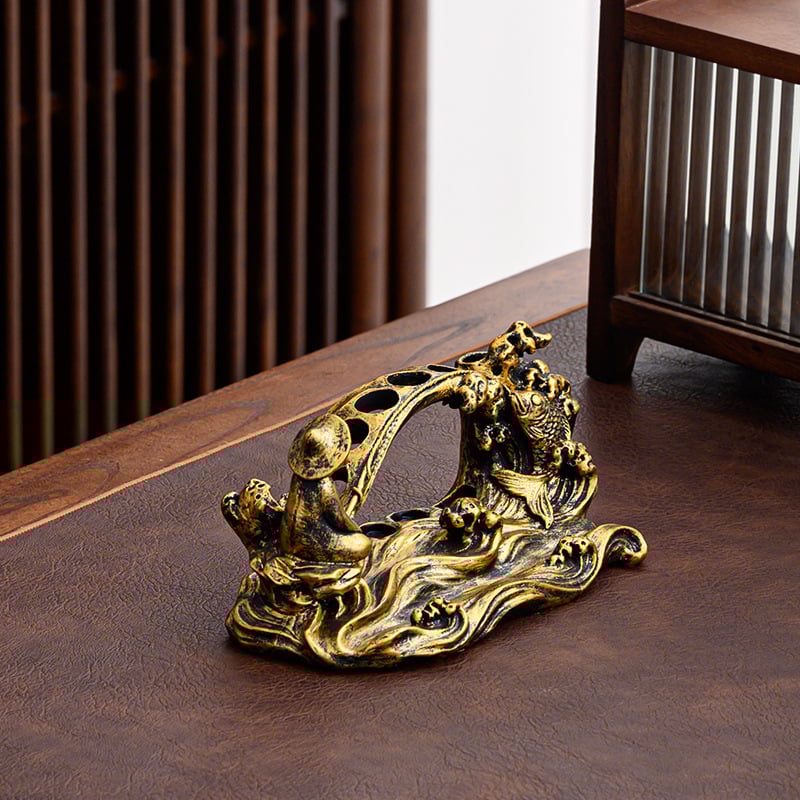 Kuusosaline tee seremonii tööriistade komplekt (Materjal: resiin; Stiil: Uus Hiina stiil; Kvaliteet: esmaklassiline) (Lansseerimine: kevad 2024; Kaal: 1,2 kg)