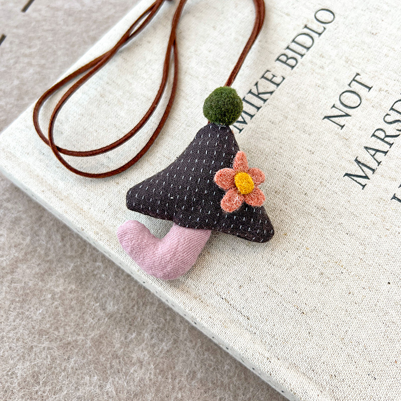 Vaikų karoliai su 3D kiškiuko karikatūra ir mažuoju obuolio pakabuku, audinio pakabukas, išplėstinis grandinės ilgis 11 cm+, amžiaus grupė 3–10 metų