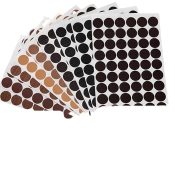 PVC самозалепващи капачета за дупки от винтове за шкафове и гардероби — декоративни, прахозащитни стикери, 1 бр.