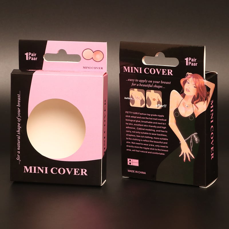 Опаковъчна кутия за силиконови подплънки за сутиен, картон, стандартна дебелина, марка Independence, налична от 2014