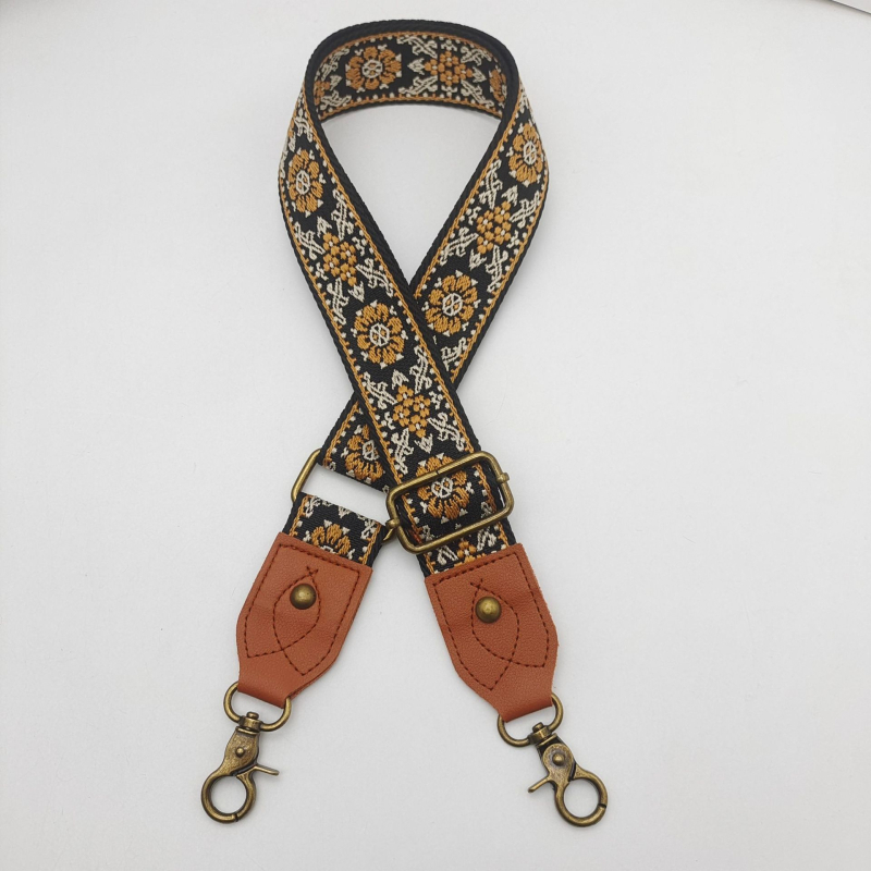 Vintage etnički stil – široka naramenica za žensku torbicu, zamjenjiva traka