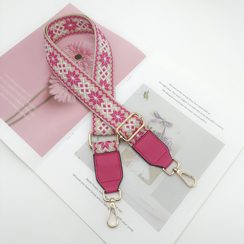 Široki podesivi remen za torbu, kanvas materijal, za nošenje na ramenu ili crossbody