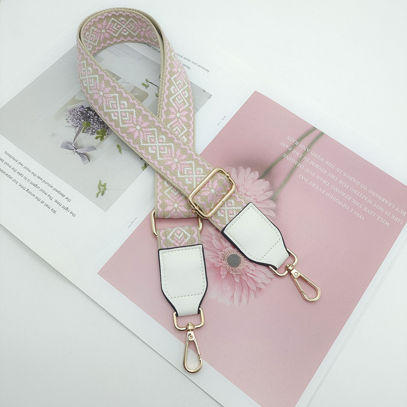 Široki podesivi remen za torbu, kanvas materijal, za nošenje na ramenu ili crossbody