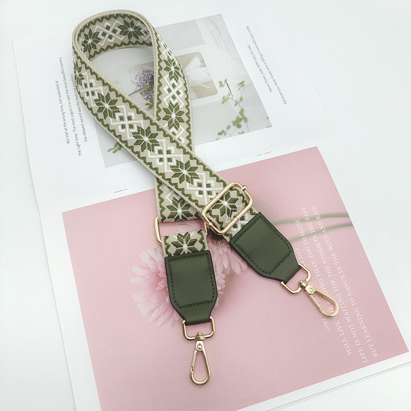Široki podesivi remen za torbu, kanvas materijal, za nošenje na ramenu ili crossbody