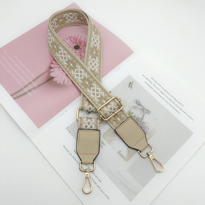 Široki podesivi remen za torbu, kanvas materijal, za nošenje na ramenu ili crossbody