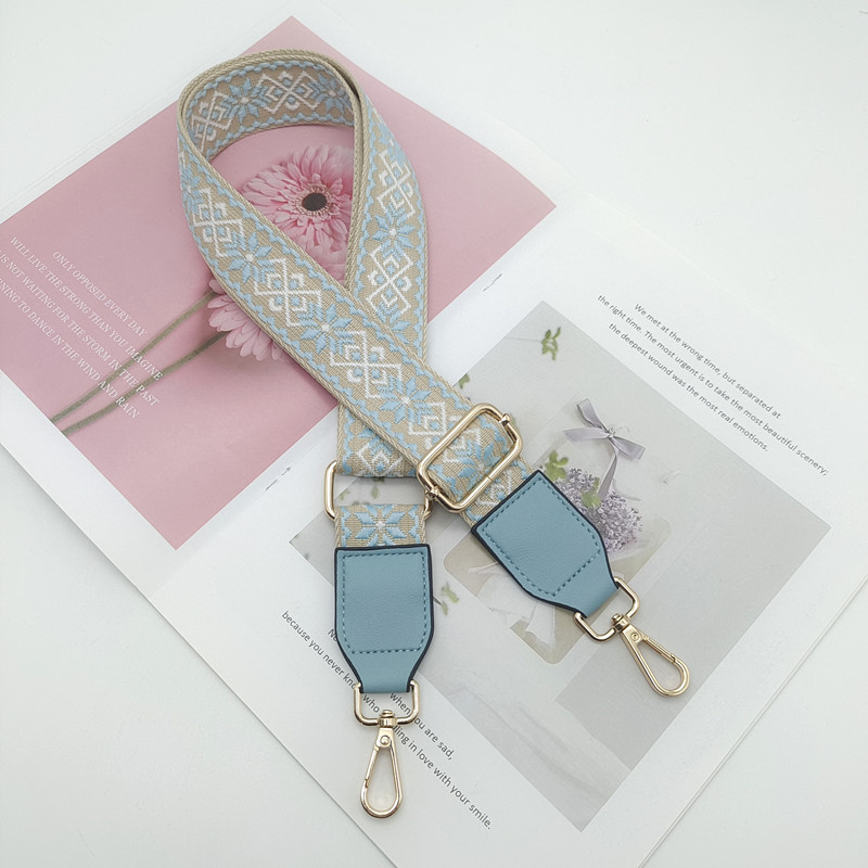 Široki podesivi remen za torbu, kanvas materijal, za nošenje na ramenu ili crossbody