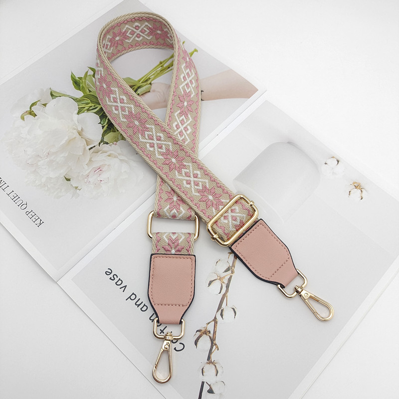 Široki podesivi remen za torbu, kanvas materijal, za nošenje na ramenu ili crossbody
