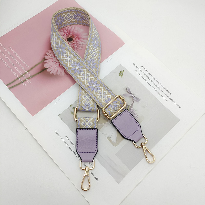 Široki podesivi remen za torbu, kanvas materijal, za nošenje na ramenu ili crossbody