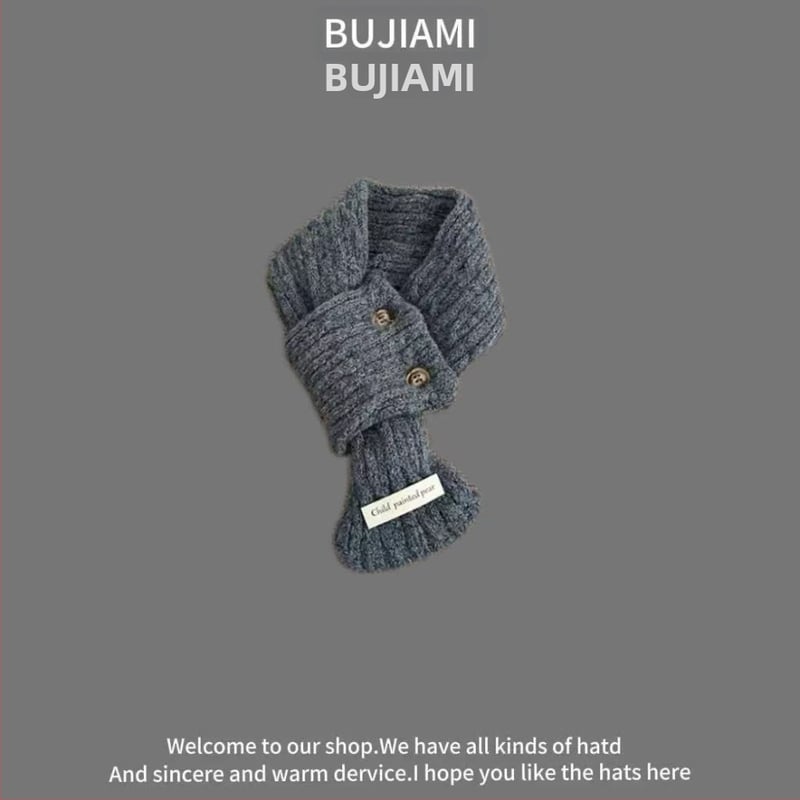 Vilnonis šalikas, universalus, žiemos šiluma, spalvotų tinklelio raštas, tie-dye apdaila — Bajia Rice