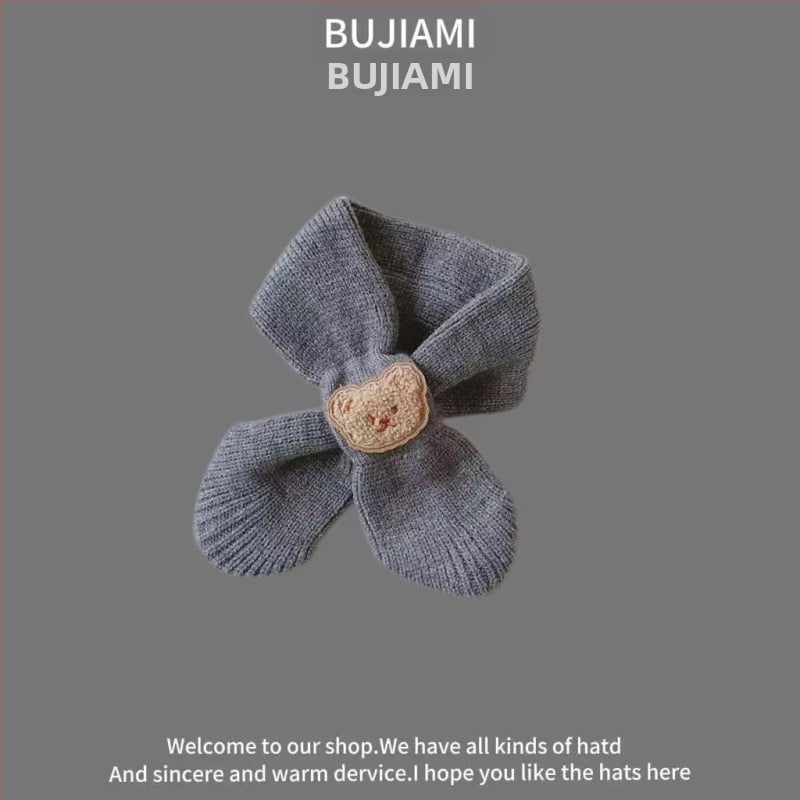 Vilnonis šalikas, universalus, žiemos šiluma, spalvotų tinklelio raštas, tie-dye apdaila — Bajia Rice