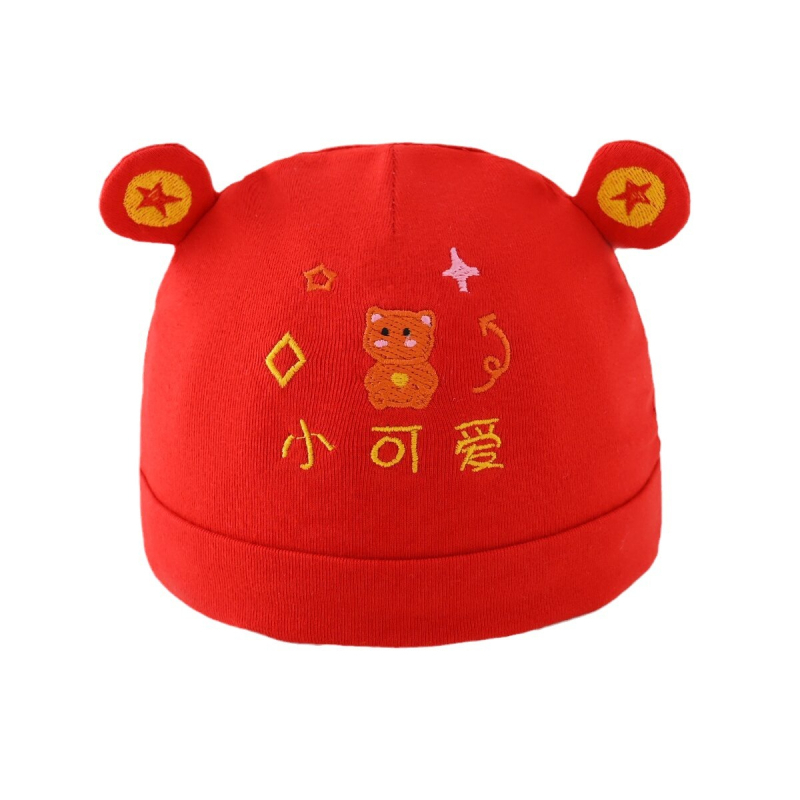 Dječja kapica od pamuka, dvostruki sloj, prozračna i topla, za 0–6 mjeseci