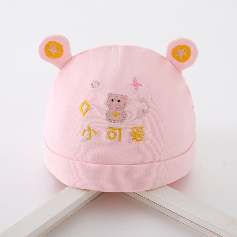 Dječja kapica od pamuka, dvostruki sloj, prozračna i topla, za 0–6 mjeseci