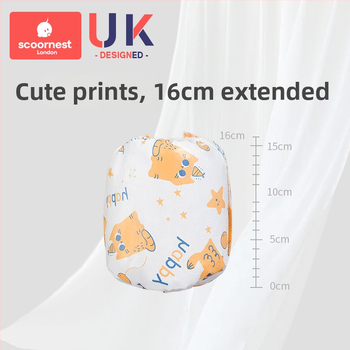 Vaikų vienkartinės apsauginės rankovės, atsparios vandeniui, su animaciniu piešiniu, iš audinio