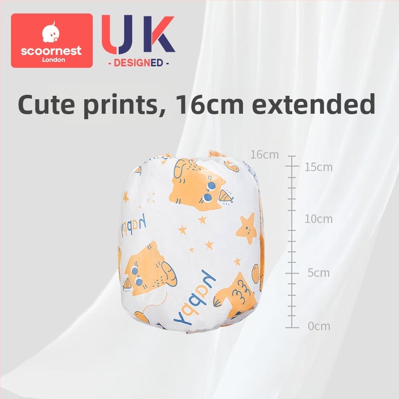 Vaikų vienkartinės apsauginės rankovės, atsparios vandeniui, su animaciniu piešiniu, iš audinio