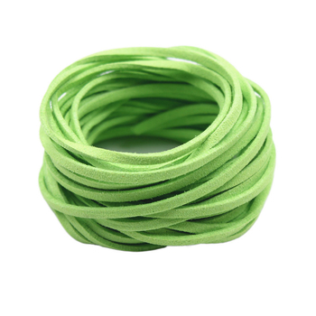 Korealane veluurnahk köis DIY Käevõrude ja unenäopüüdjate jaoks, kahepoolsed veluur