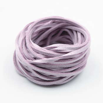 Korealane veluurnahk köis DIY Käevõrude ja unenäopüüdjate jaoks, kahepoolsed veluur