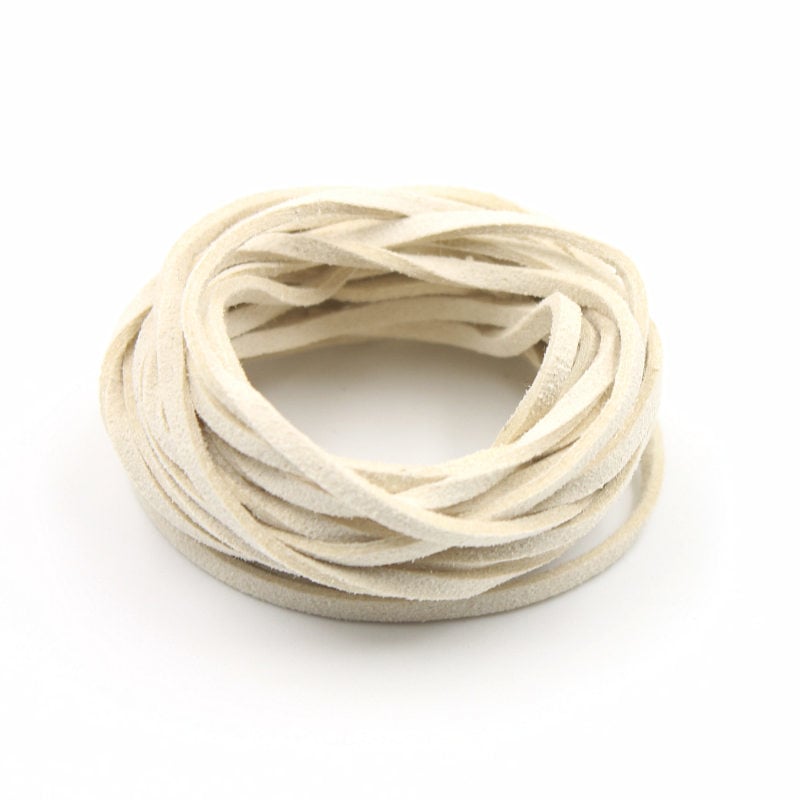 Korealane veluurnahk köis DIY Käevõrude ja unenäopüüdjate jaoks, kahepoolsed veluur