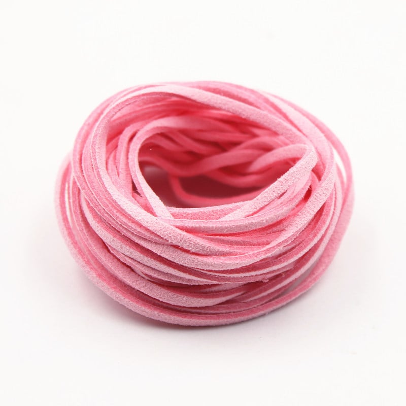 Korealane veluurnahk köis DIY Käevõrude ja unenäopüüdjate jaoks, kahepoolsed veluur