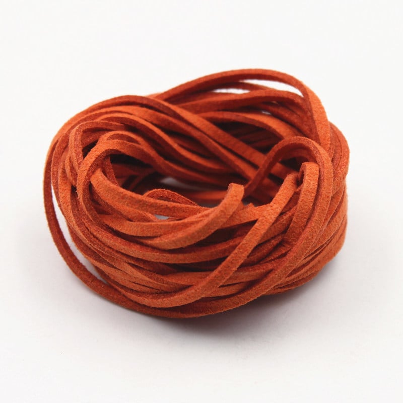 Korealane veluurnahk köis DIY Käevõrude ja unenäopüüdjate jaoks, kahepoolsed veluur