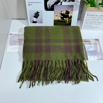 Шал аксесоар - Каре шарка - Полиестер + имитационен кашмир - Корейски стил шал - Зима, Пролет, Есен