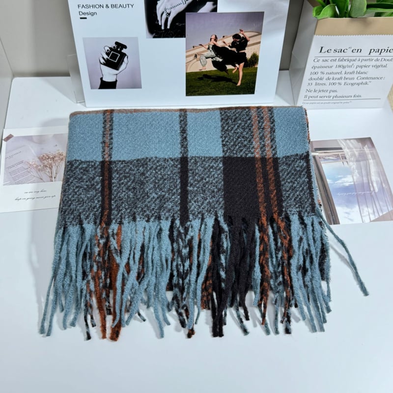 Шал аксесоар - Каре шарка - Полиестер + имитационен кашмир - Корейски стил шал - Зима, Пролет, Есен