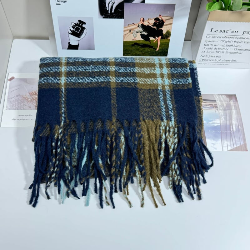 Шал аксесоар - Каре шарка - Полиестер + имитационен кашмир - Корейски стил шал - Зима, Пролет, Есен