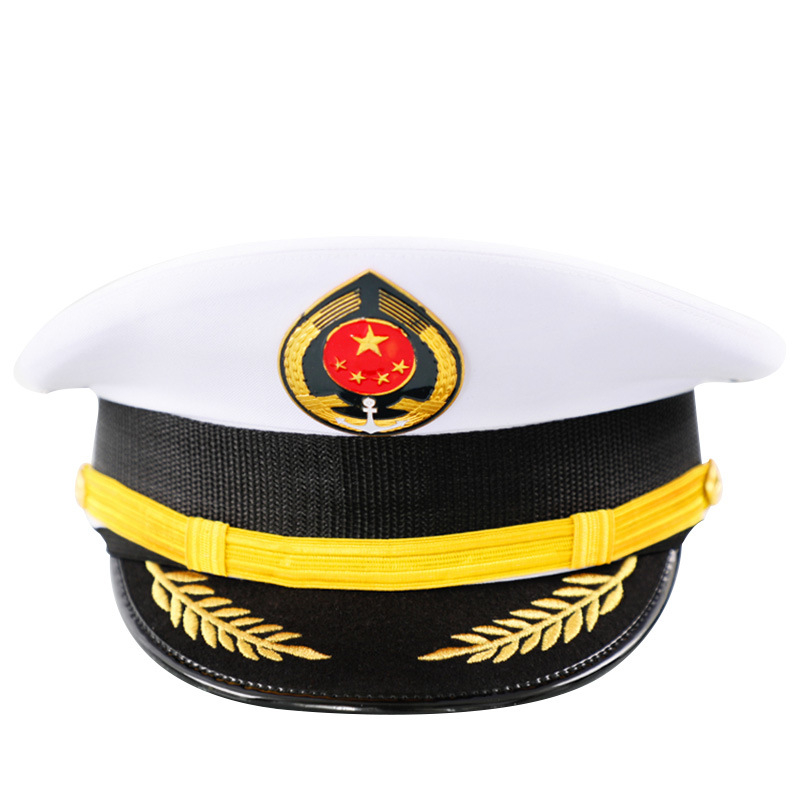 Șapcă bărbătească din bumbac satinat, brodată, cu vârf plat și vizieră lată