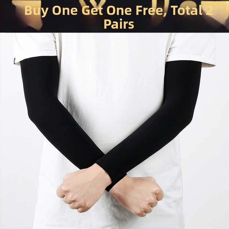 Unisex saules aizsardzības roku piedurknes vasarai, garas, 100% kokvilna