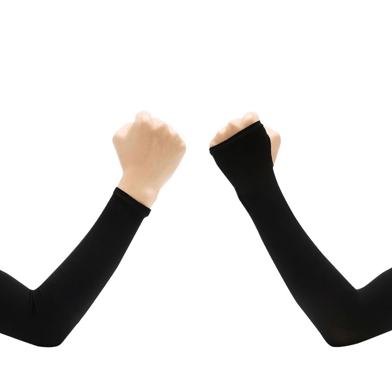 Unisex saules aizsardzības roku piedurknes vasarai, garas, 100% kokvilna