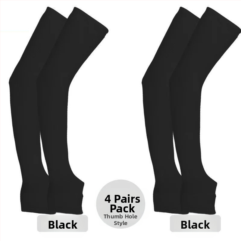 Unisex saules aizsardzības roku piedurknes vasarai, garas, 100% kokvilna