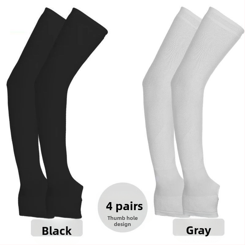 Unisex saules aizsardzības roku piedurknes vasarai, garas, 100% kokvilna