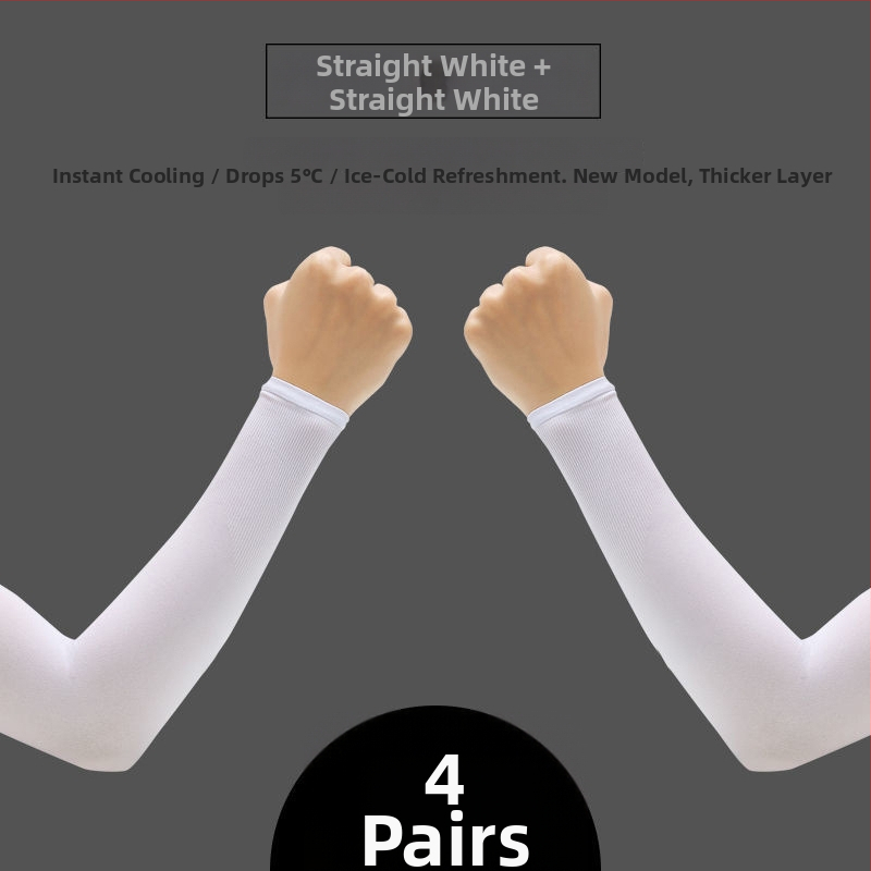 Unisex saules aizsardzības roku piedurknes vasarai, garas, 100% kokvilna