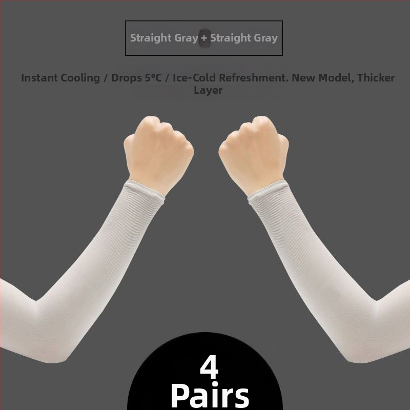 Unisex saules aizsardzības roku piedurknes vasarai, garas, 100% kokvilna