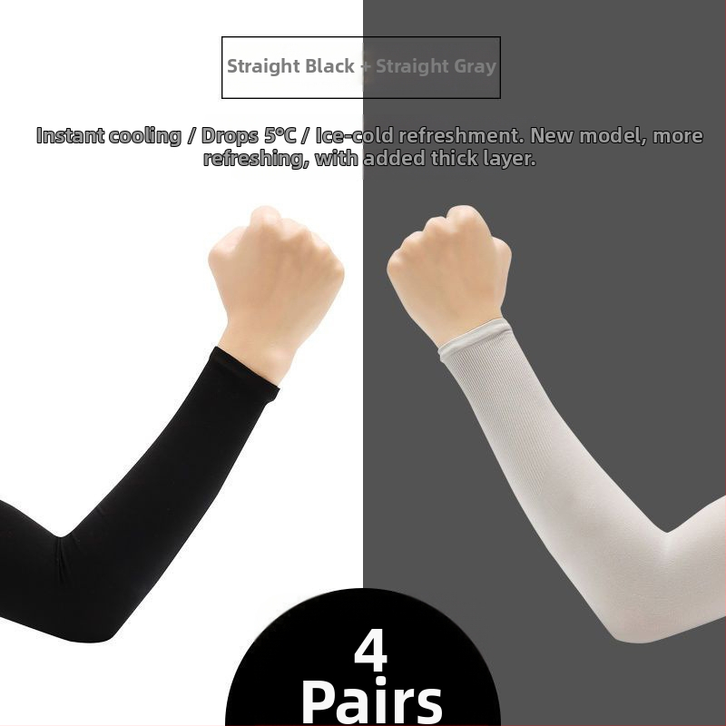 Unisex saules aizsardzības roku piedurknes vasarai, garas, 100% kokvilna