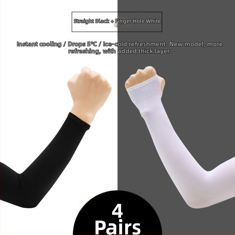 Unisex saules aizsardzības roku piedurknes vasarai, garas, 100% kokvilna