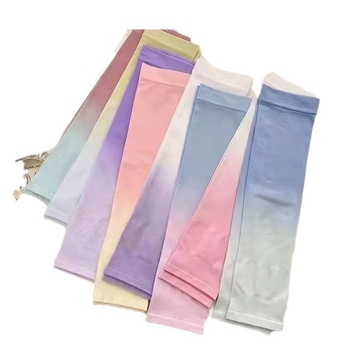 Rukavi UV zaštite s gradijentom boje, rashladna ice silk tkanina, najlon 81-95% udjela, za vanjsku vožnju biciklom
