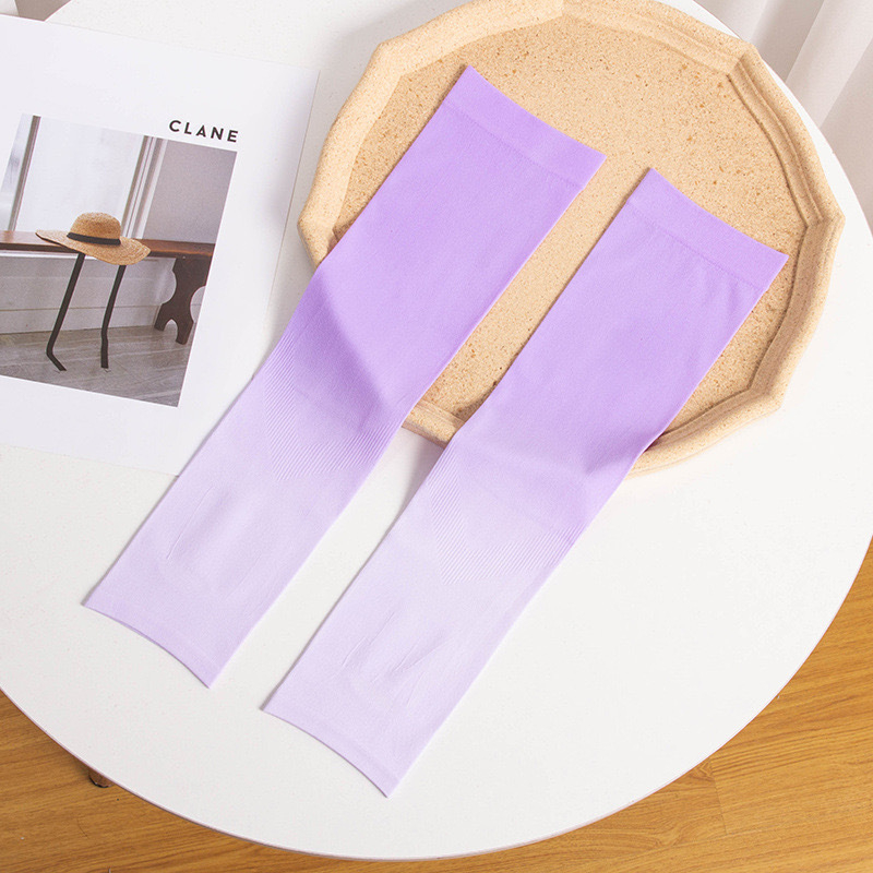 Rukavi UV zaštite s gradijentom boje, rashladna ice silk tkanina, najlon 81-95% udjela, za vanjsku vožnju biciklom