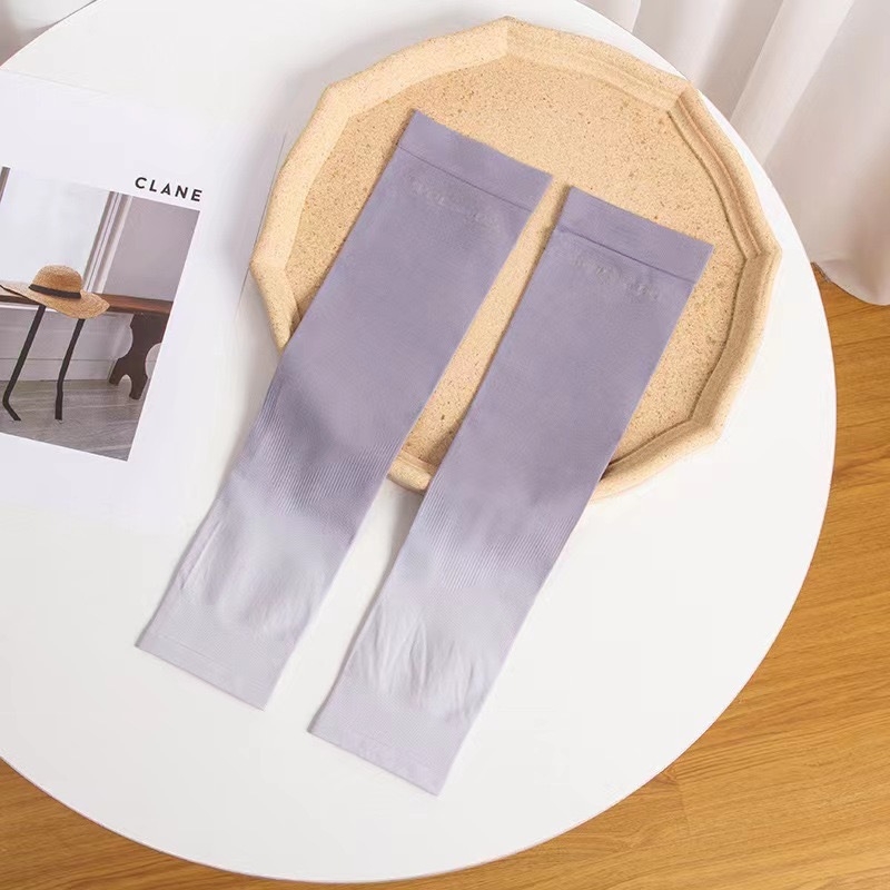 Rukavi UV zaštite s gradijentom boje, rashladna ice silk tkanina, najlon 81-95% udjela, za vanjsku vožnju biciklom