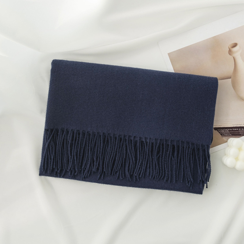 Шал от имитиран кашмир, корейски стил, за зимно-есенен сезон, готов на склад, обработка по поръчка