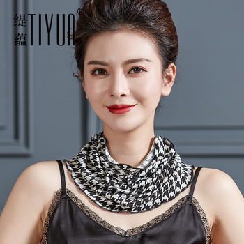 Svilenkasti šal za zaštitu lica od sunca za žene – poluotvoren stil, 100% svila, Ti yun, Jiaxing Zhejiang, ljeto 2021