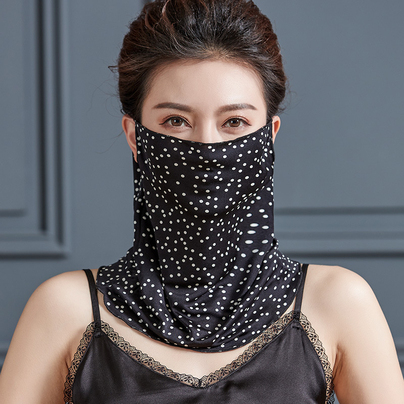 Svilenkasti šal za zaštitu lica od sunca za žene – poluotvoren stil, 100% svila, Ti yun, Jiaxing Zhejiang, ljeto 2021