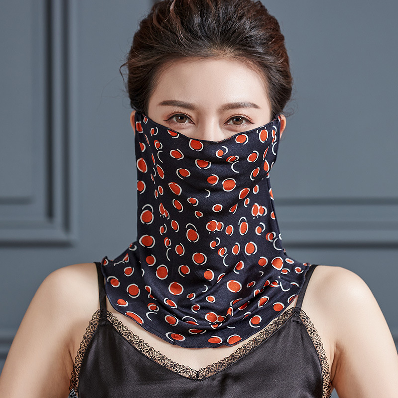 Svilenkasti šal za zaštitu lica od sunca za žene – poluotvoren stil, 100% svila, Ti yun, Jiaxing Zhejiang, ljeto 2021
