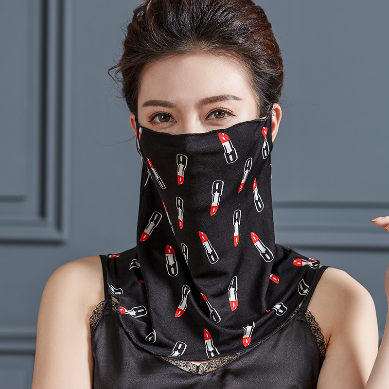 Svilenkasti šal za zaštitu lica od sunca za žene – poluotvoren stil, 100% svila, Ti yun, Jiaxing Zhejiang, ljeto 2021