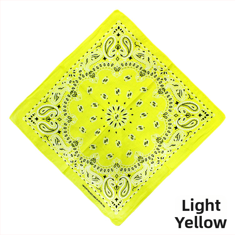 Turban, 100% bavlna, geometrický vzor, plochá väzba, štýl štvorca, tlač