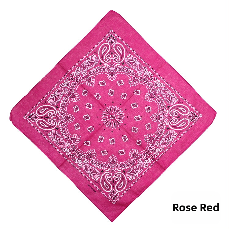 Turban, 100% bavlna, geometrický vzor, plochá väzba, štýl štvorca, tlač