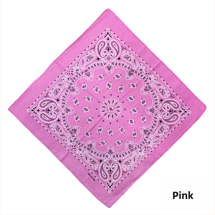 Turban, 100% bavlna, geometrický vzor, plochá väzba, štýl štvorca, tlač