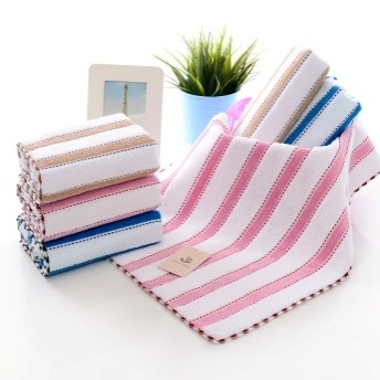 Dječji ručnici za lice, 100% pamuk, 40s pređa, jacquard tkanina, izvezen logotip, 80-100 g