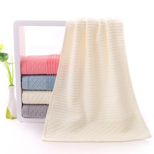 Dječji ručnici za lice, 100% pamuk, 40s pređa, jacquard tkanina, izvezen logotip, 80-100 g