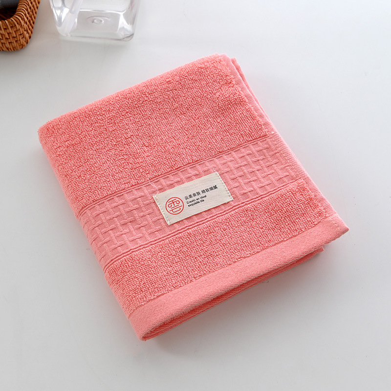 Dječji ručnici za lice, 100% pamuk, 40s pređa, jacquard tkanina, izvezen logotip, 80-100 g